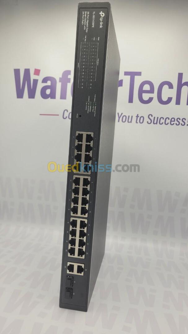 SWITCH TP-LINK 28 PORTS+POE manageable