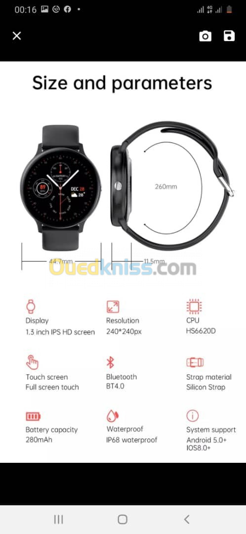 LIGE-IP67 Smartwatch