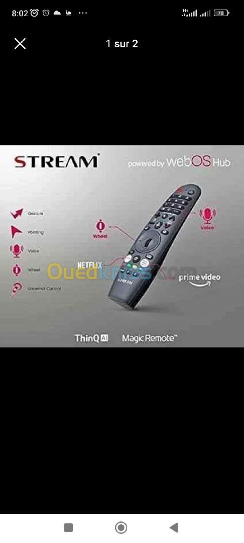 Télécommande Stream webos 