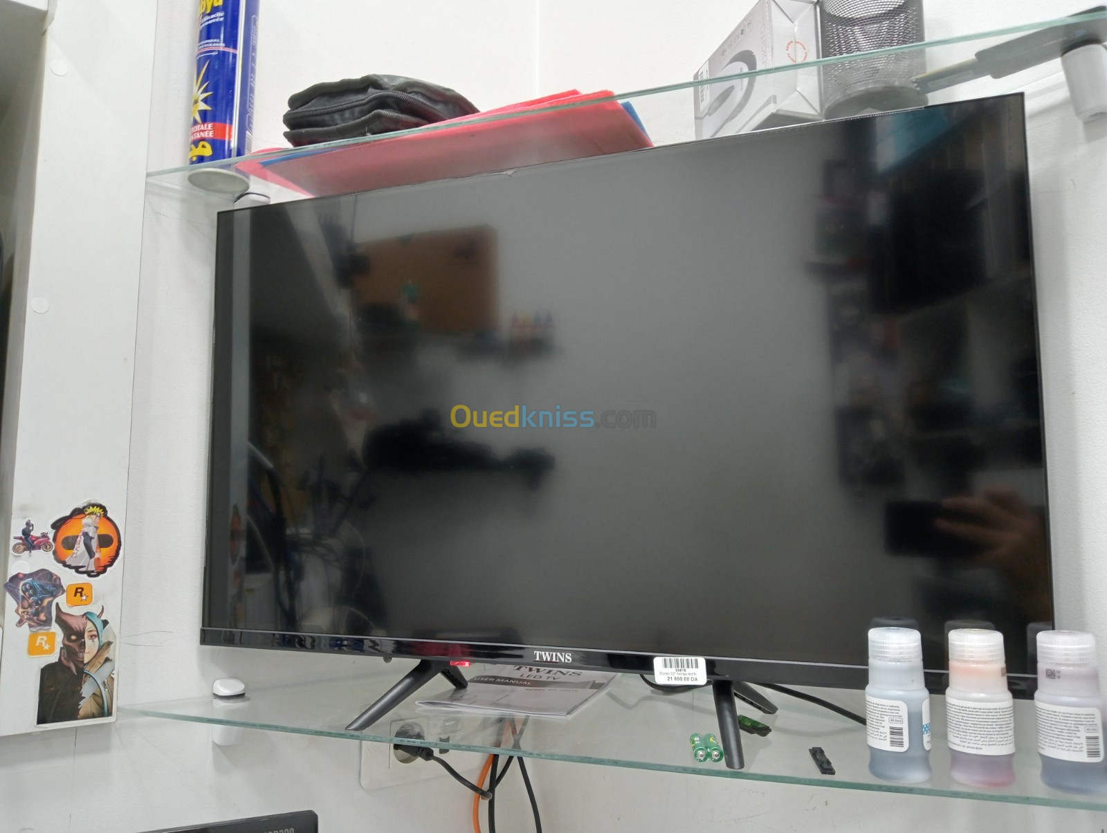 écran Twins 32" Tv caméra gaming avec démo intégré 