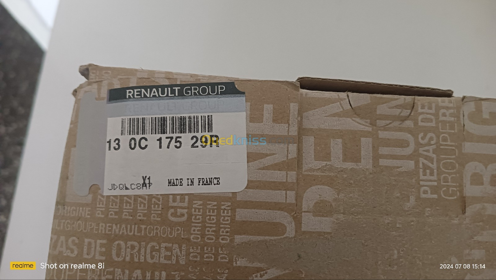 Kit chaine pour Renault kongoo et fluence 1.6 16V 