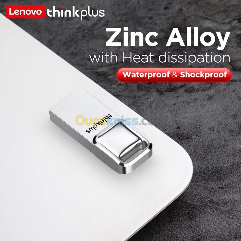 الاصلي Lenovo Thinkplus Clé USB haute vitesse en métal 128 Go 