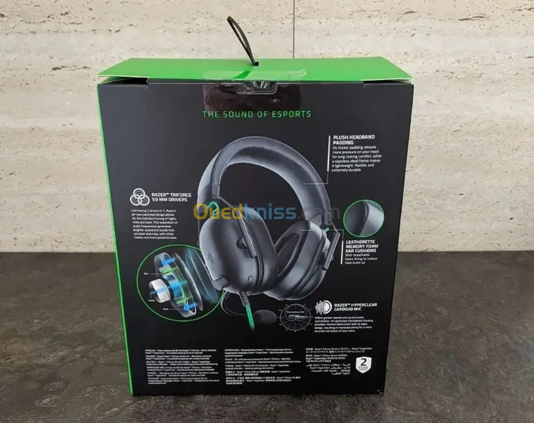 Casque Razer blackshark v2 x