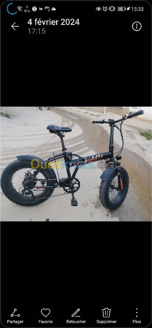 Velo électrique fat bike 36v