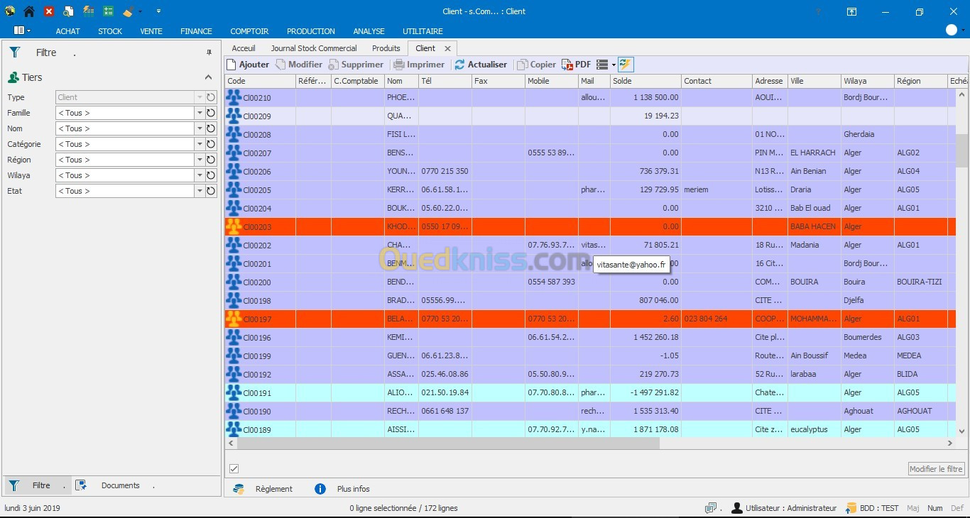 Logiciel de gestion