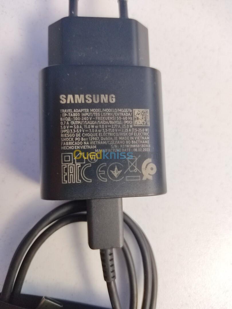 chargeur Samsung Originale 25w fast avec cable