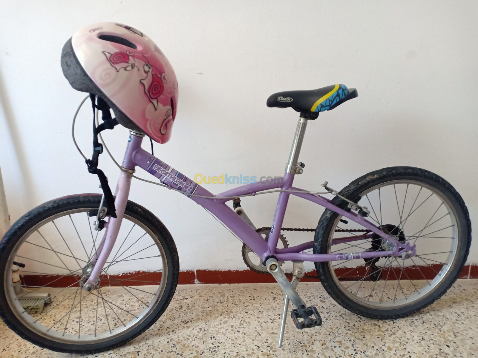 Vélo pour fille Decathlon plus casque