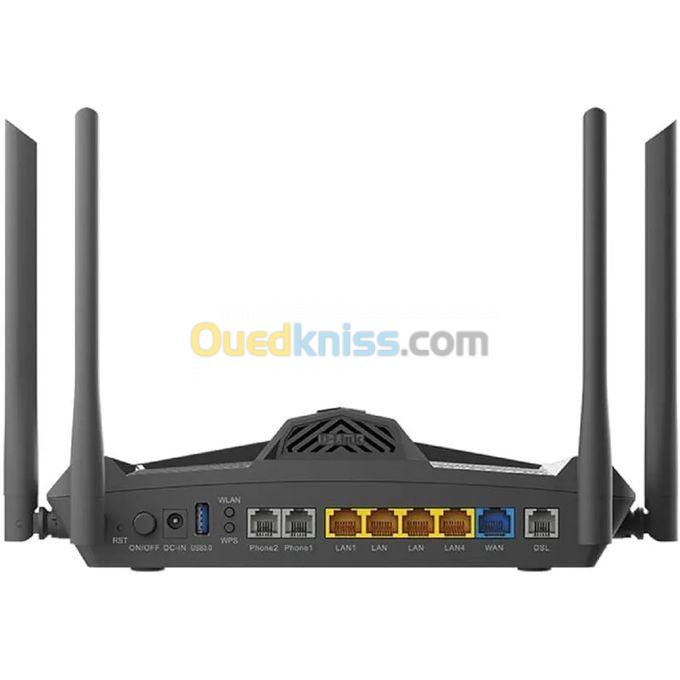 D-Link Modem Routeur D-Link DSL-X1852E WI-FI 6 AX 1800 Dual-Band Gigabit VDSL2/ADSL2+