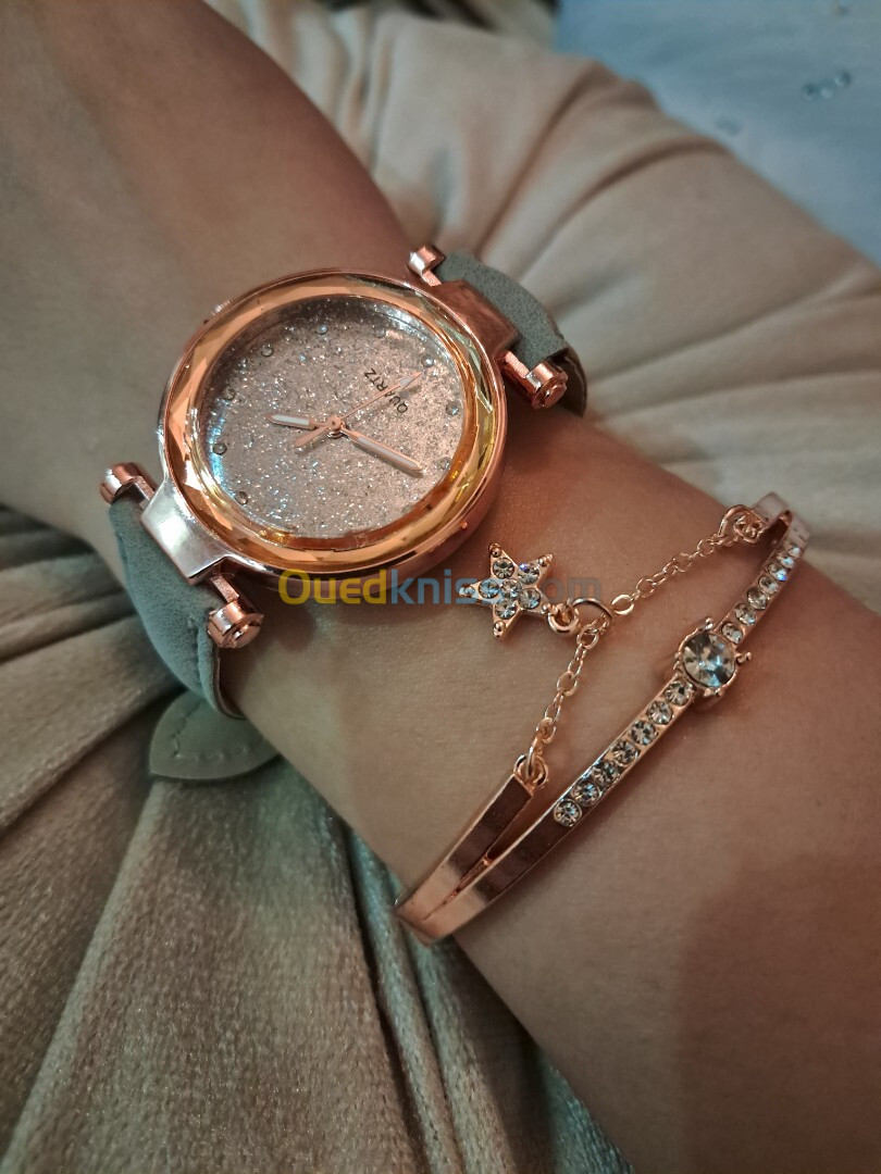 Montre quartz avec bracelet 