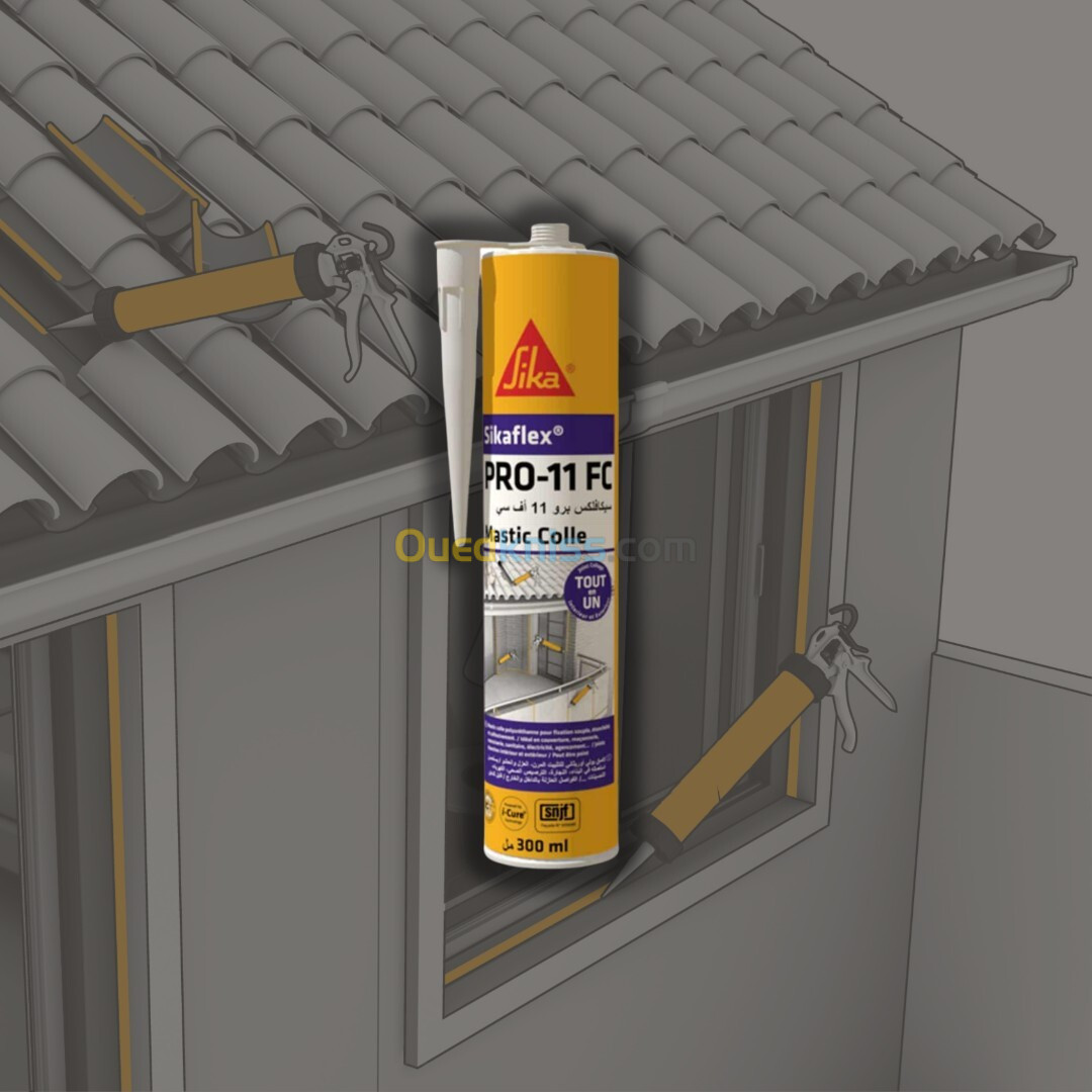 SIKAFLEX PRO-11FC  Mastic colle à prise rapide (BLANC et GRIS)