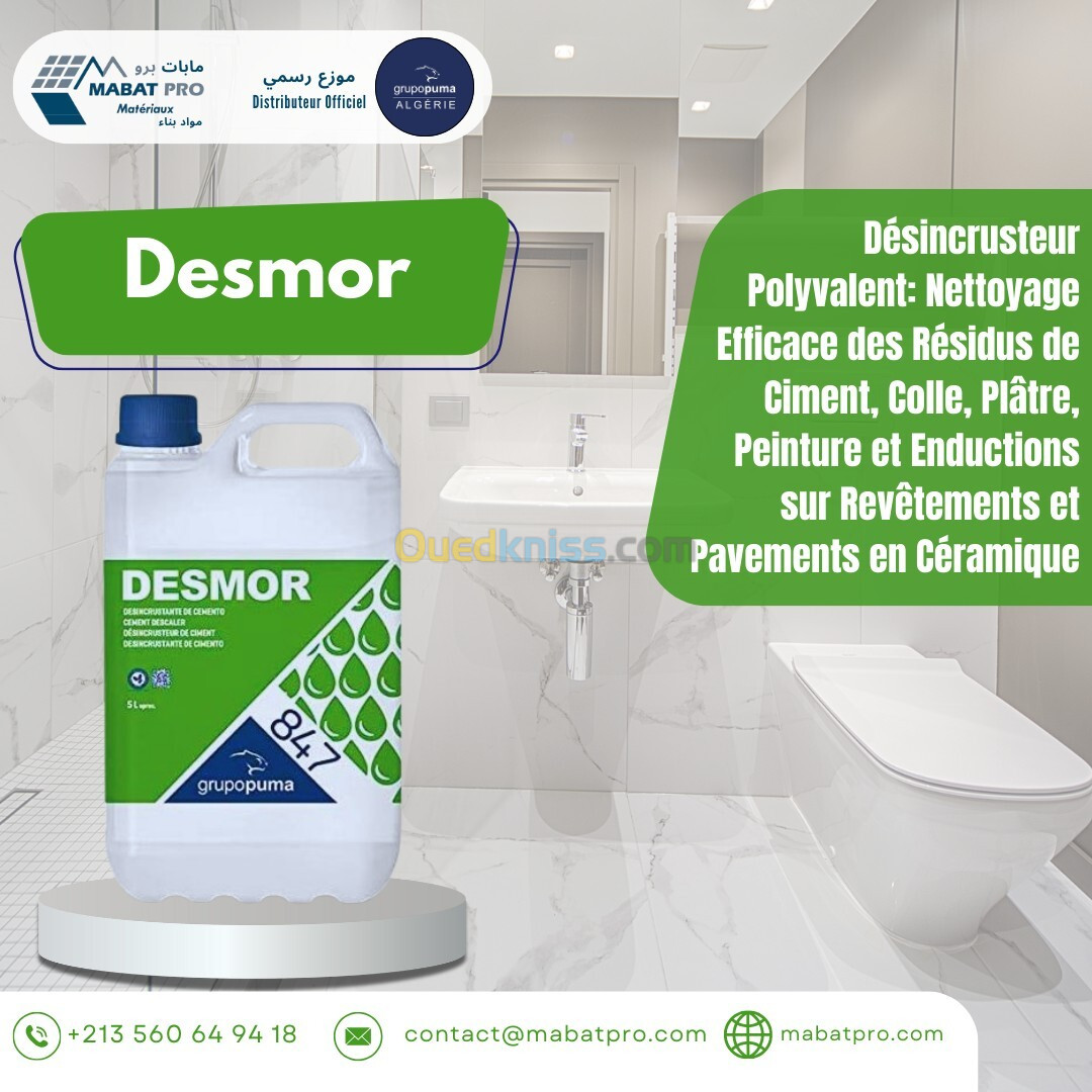 DESMOR de Grupopuma( Désincrusteur ) 5L