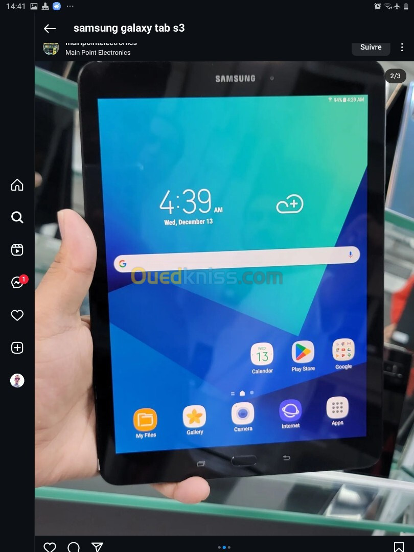 Samsung Galaxy tab s3 4GLT AKG