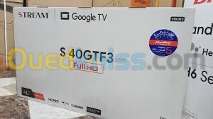 Promotion Télévision Stream 32/40/43/50/55/58/65 Smart/Simple/Google tv 