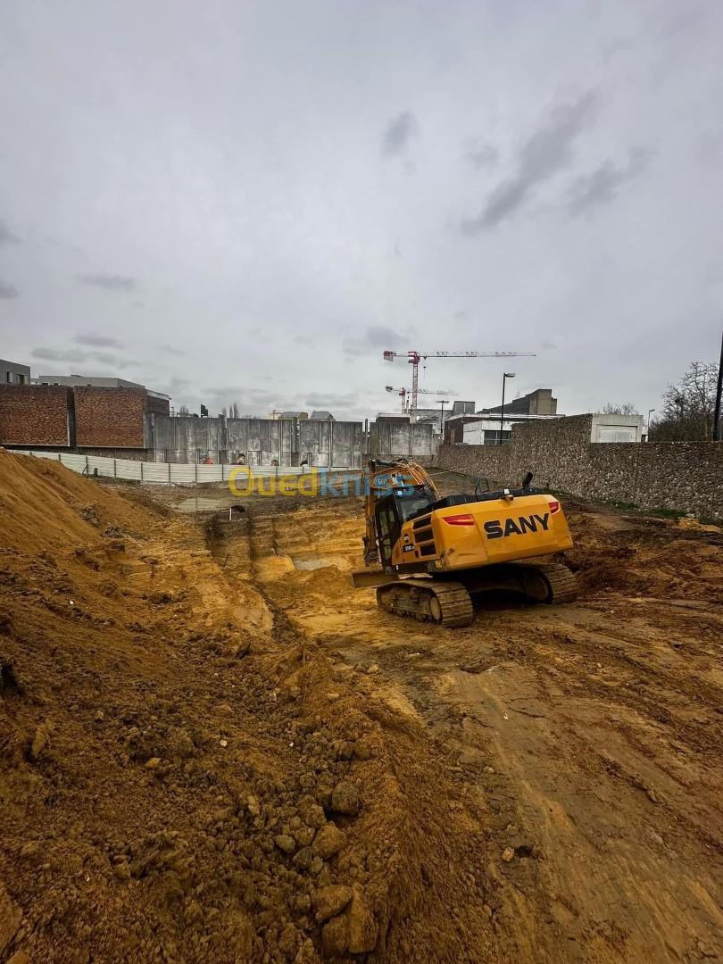 travaux de démolition , aménagements, terrassement 