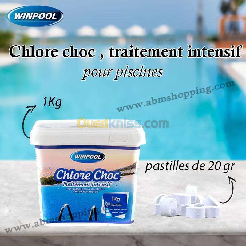 Chlore choc , traitement intensif 1kg | WINPOOL