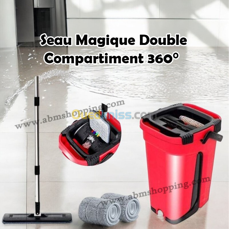 Seau Magique Double Compartiment 360 Degré