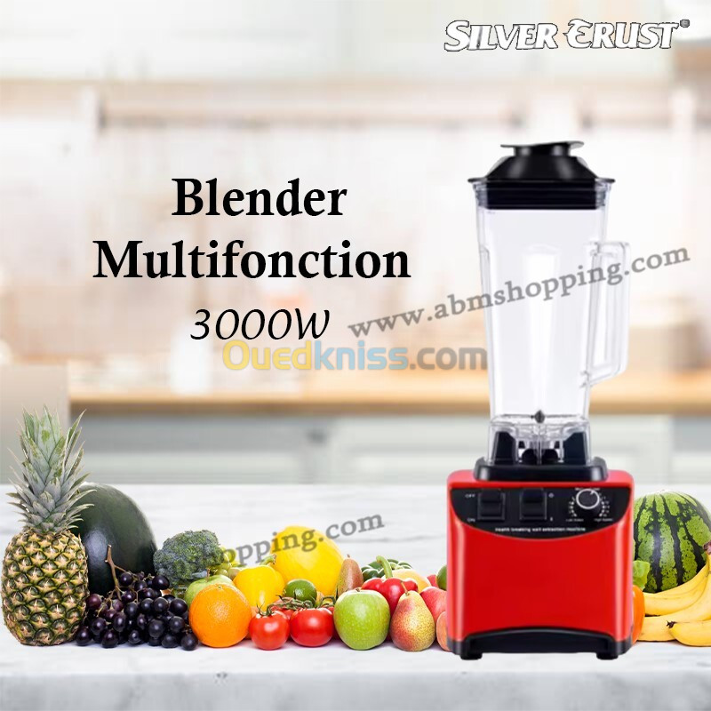 Blender Multifonction 3000W | Silver crust