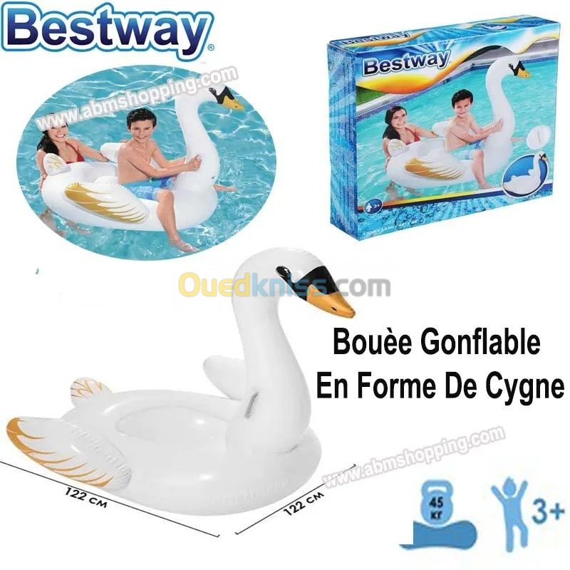 Bouée de natation gonflable en forme Cygne -Bestway