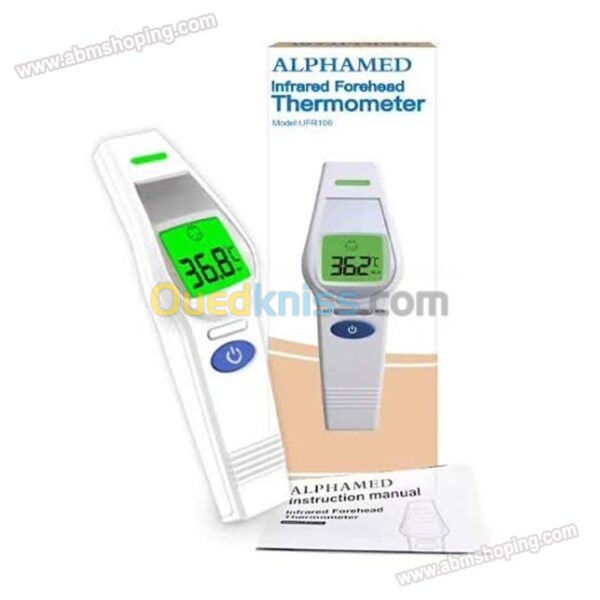thermomètre frontal infrarouge sans contact – ALPHAMED