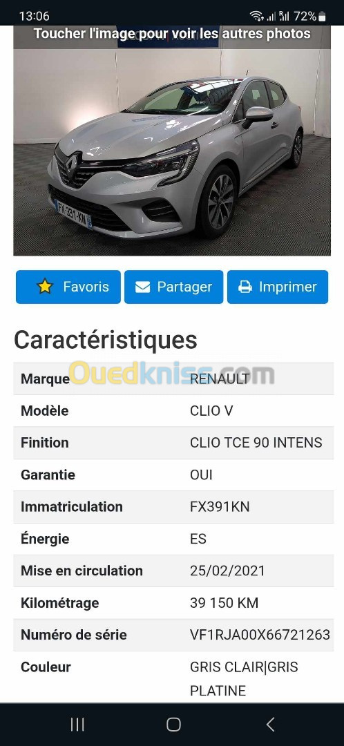 Renault Clio 5 2021 Intens