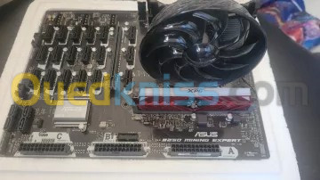 asus b250 mining pro + i3 +8gb ram