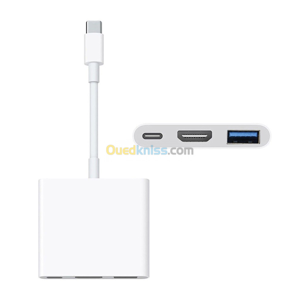Adaptateur multiport AV numérique USB‑C - Apple (FR)