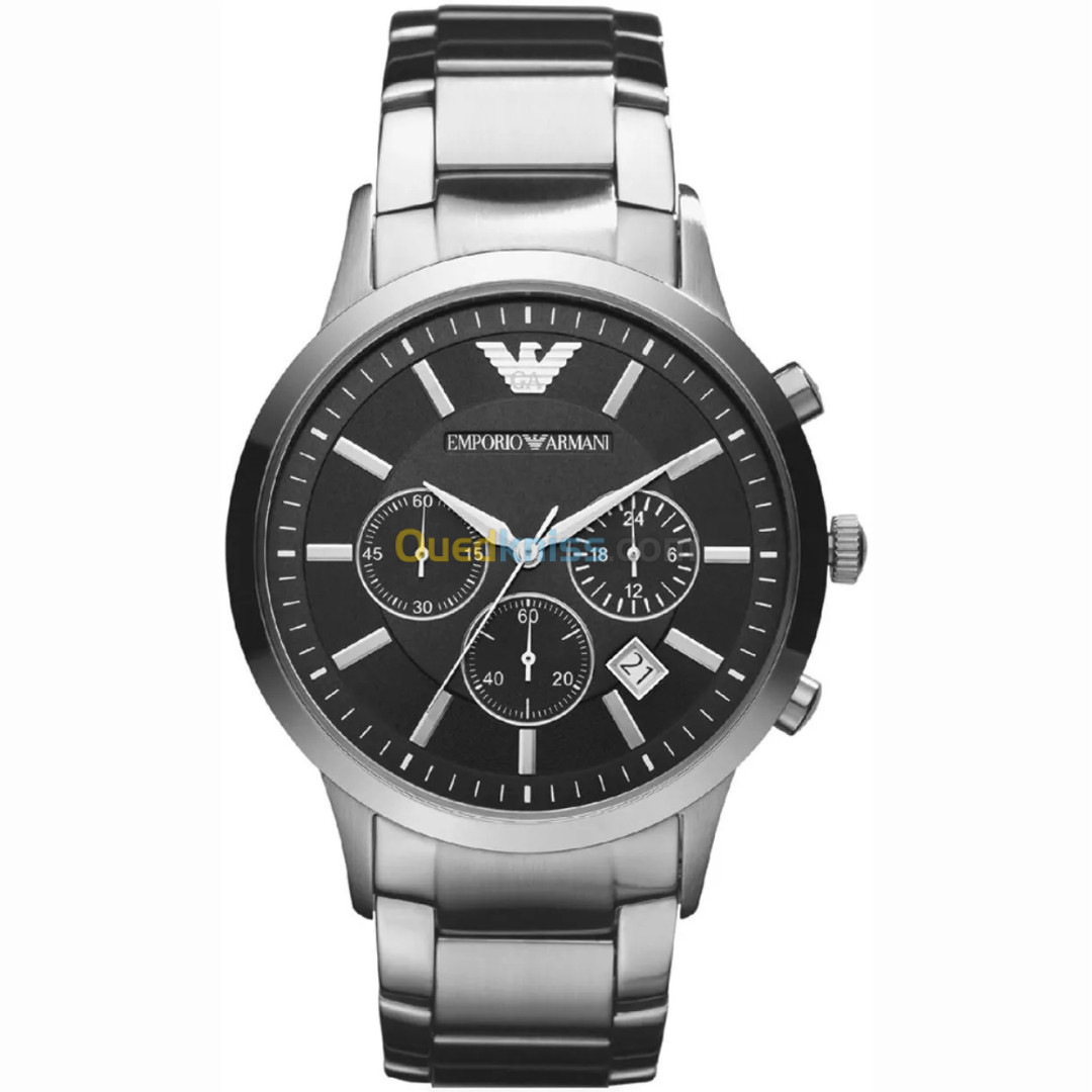 Montre Emporio Armani Renato Bleu/ Noir