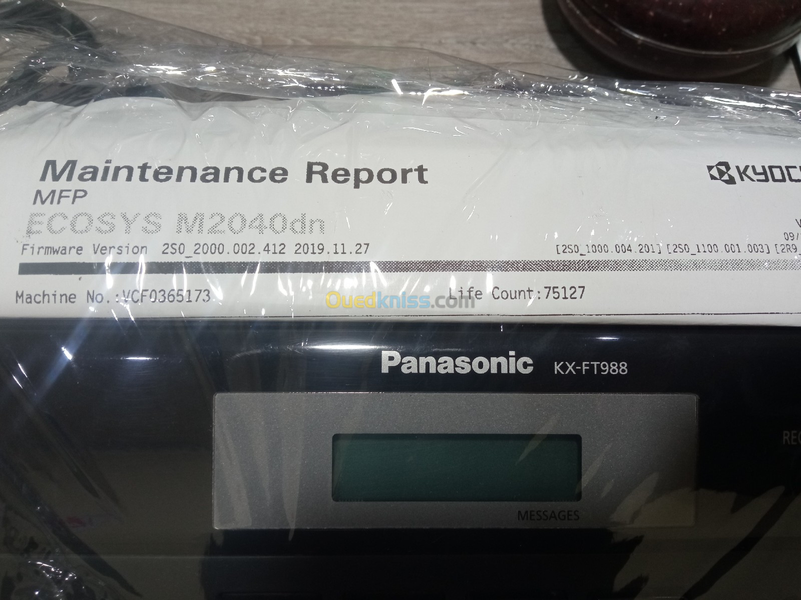 Fax panasonic Kx-FT988