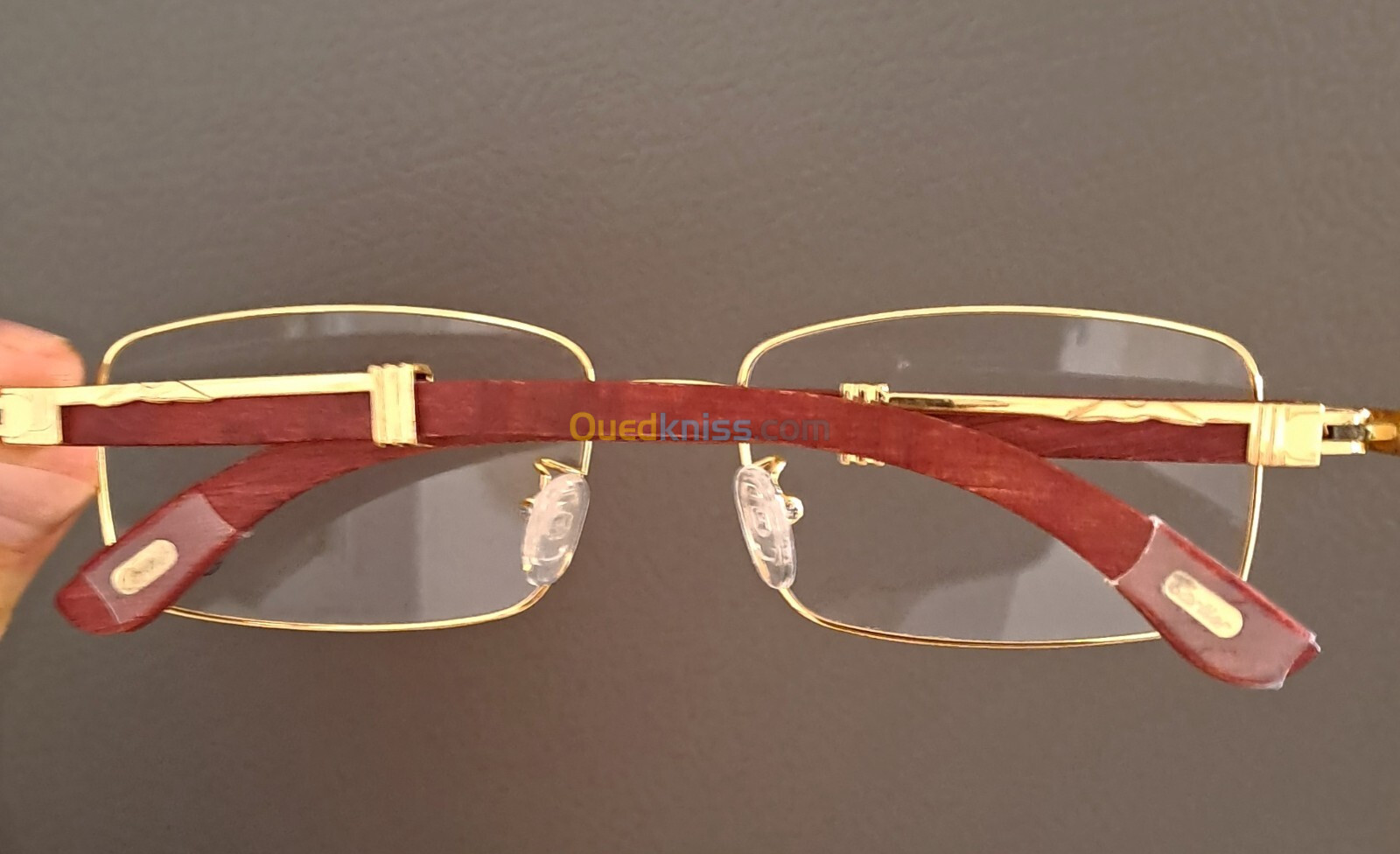 Lunette Cartier en bois 