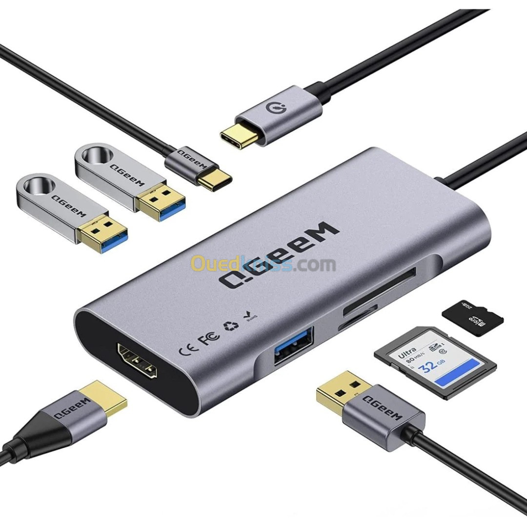 USB-C HUB QGEEM 7-IN-1 