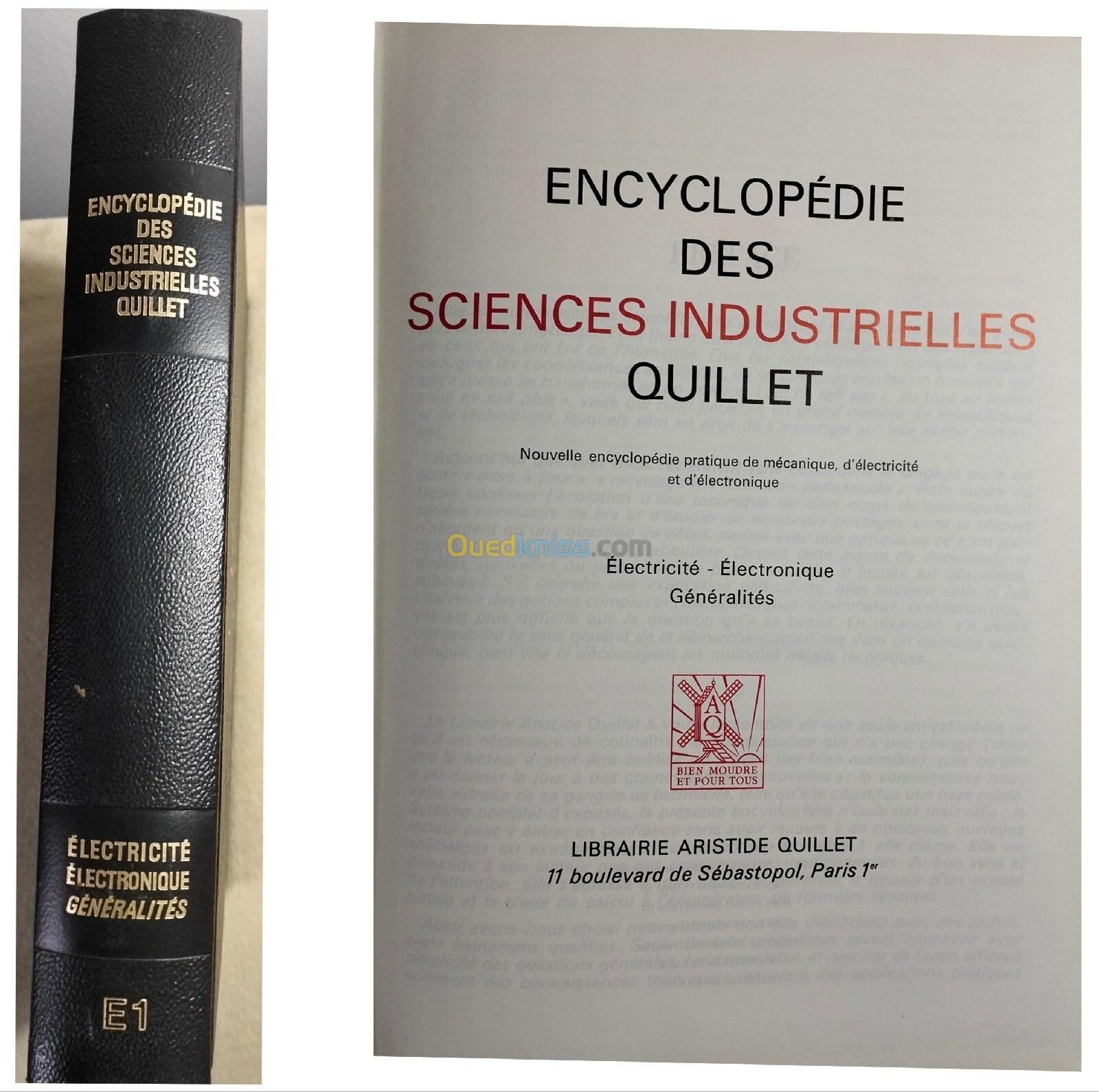 Encyclopédie des Sciences Industrielles QUILLET _1974-1973