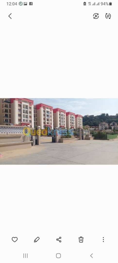 Vente Appartement F3 Alger El achour