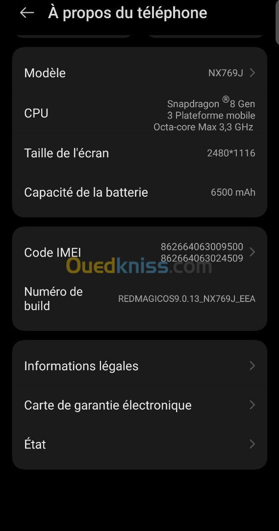 Nubia Redmagic 9 pro