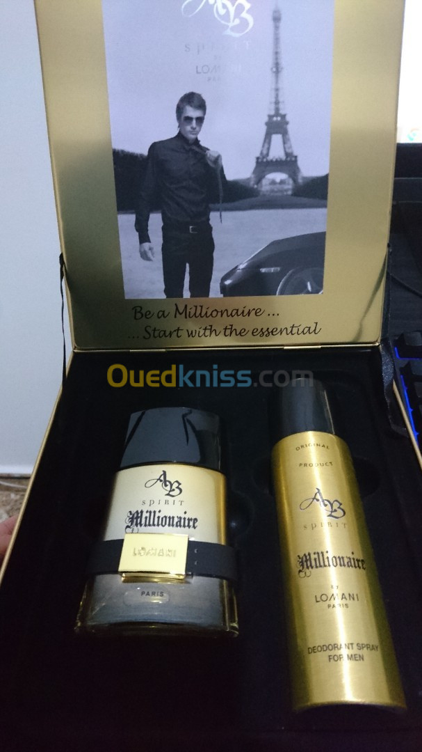 Coffret Parfum + Déodorant AB Spirit Millionaire Lomani Paris