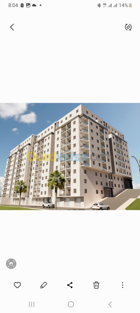 Vente Appartement F4 Alger Cheraga