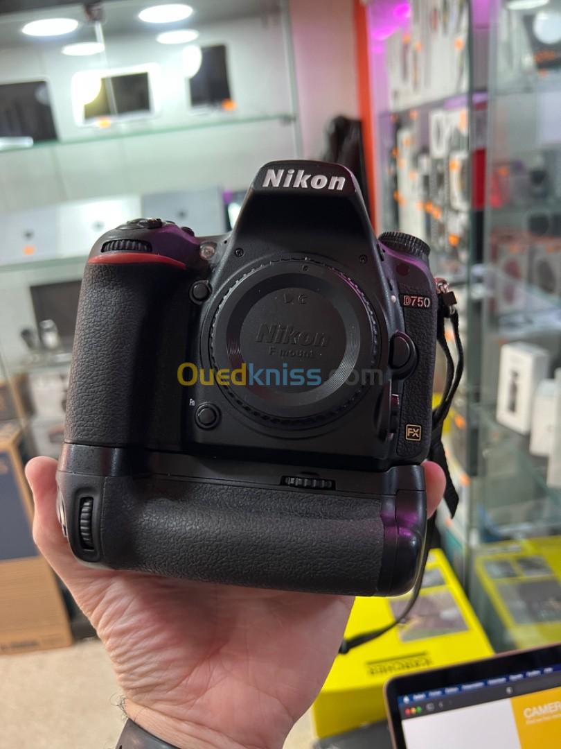 Nikon D750 avec Grip 17k click