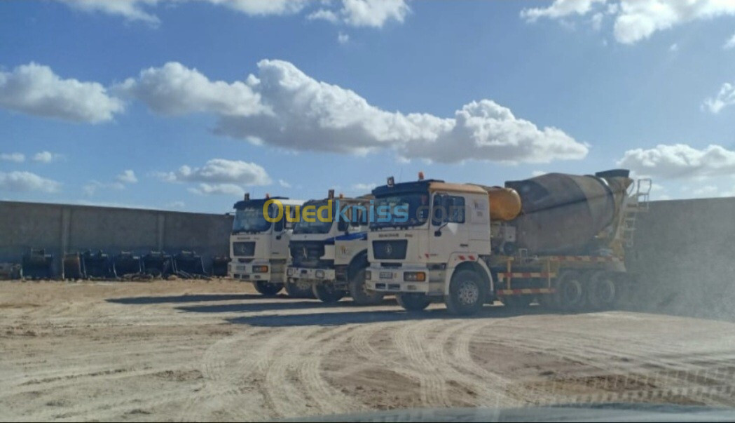 Location camion malaxeur 9m3 -2024                  Elwafa Location  