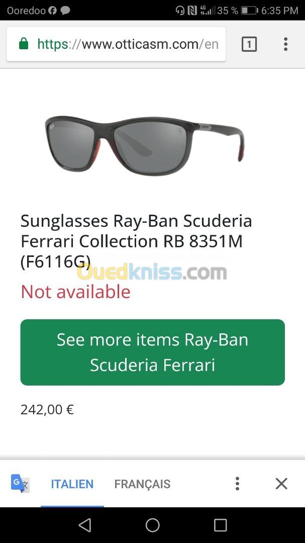 Lunette Ray Ban scuderia ferrari