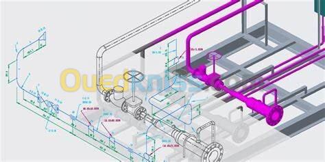 Isométrie tuyauterie et équipement instrumentation