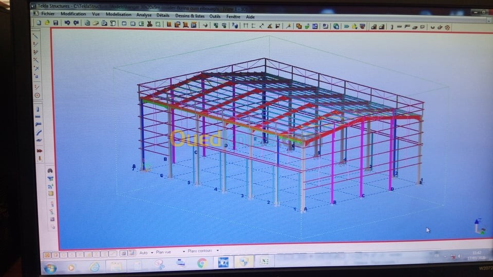 Dessinateur et projecteur tekla structure 