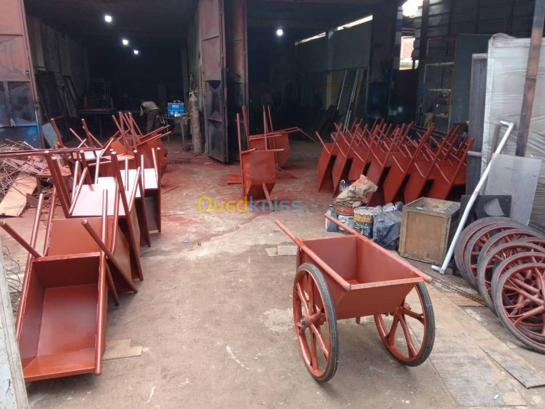 Brouettes de chantier chinoises 02 roues 