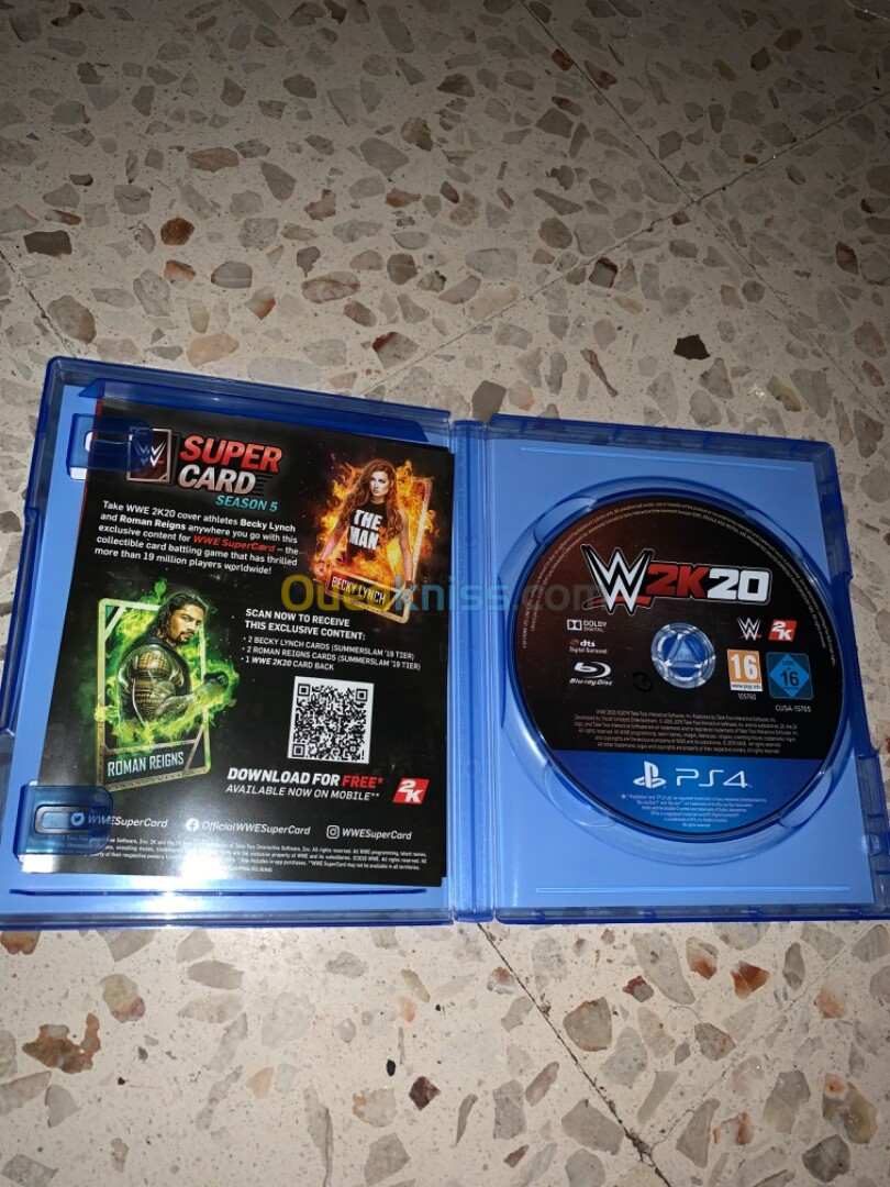 CD PS4 Original WWE 2K20