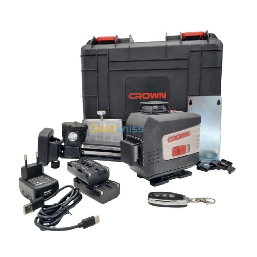 Niveau Laser 4 360 30m Avec Télécommande CROWN | CT44091