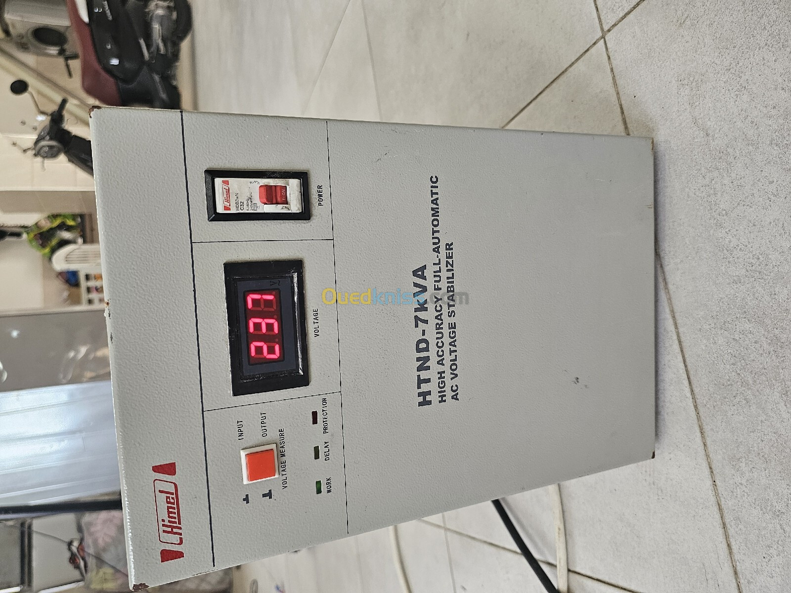 Je vends un stabilisateur 7kva. Marque HIMEL. modèle. HTND 7 KVA