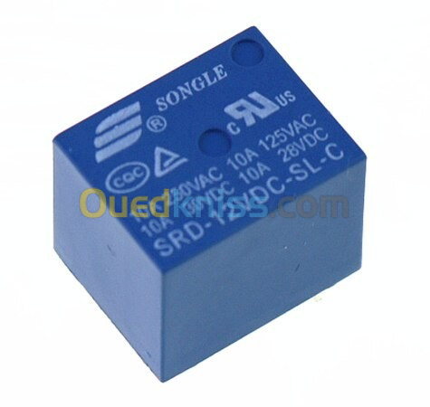 relai 12v 10A 30DC SINGLE SRD 12V DC-SL-C 