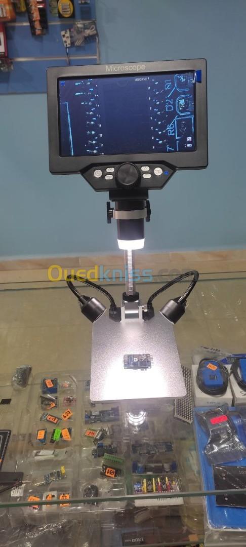 Microscope G1200A+(7.3" Monitor 1200X ;photo;vidéo)(withbattery)