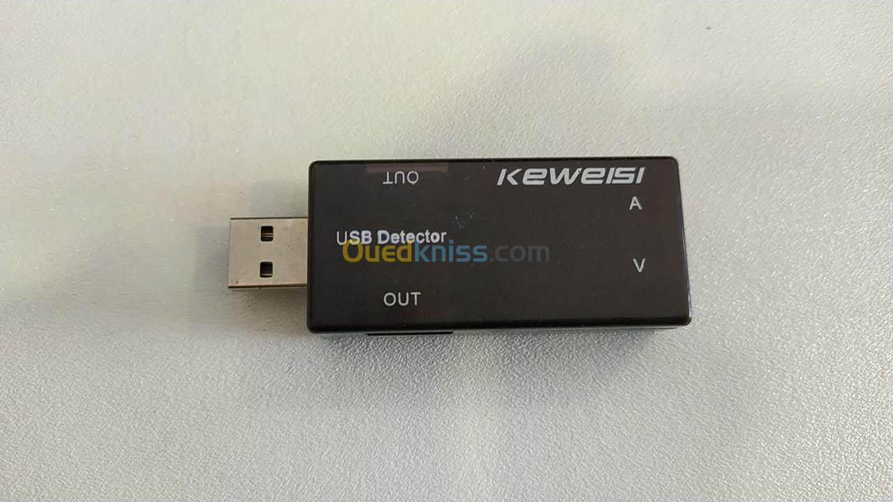 Dual USB Tester USB Detector Current Voltage Testing Double USB LCD Display Power KWS 10VA 3-9V