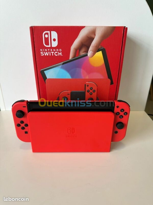 Switch Oled Mario Flashé