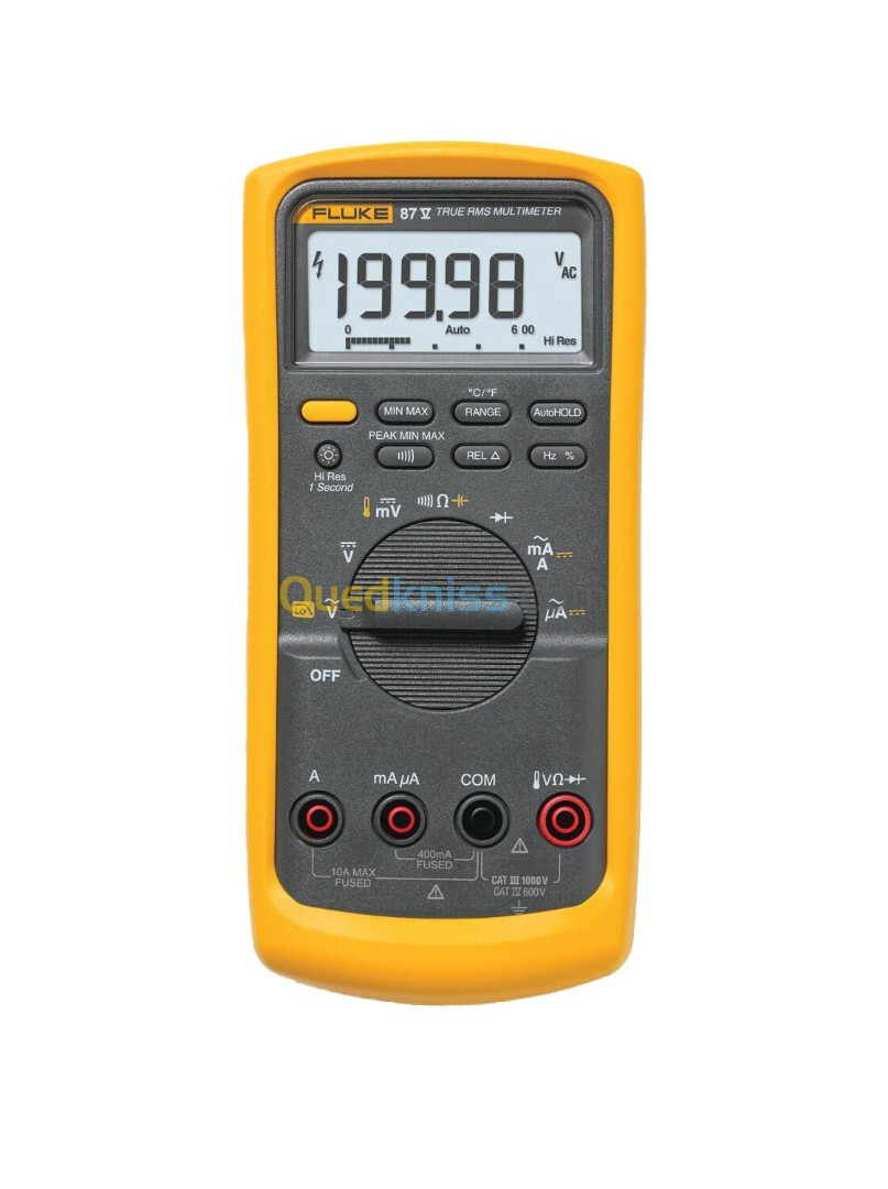 Fluke 87V Industrial True RMS Mulitmeter with Leads