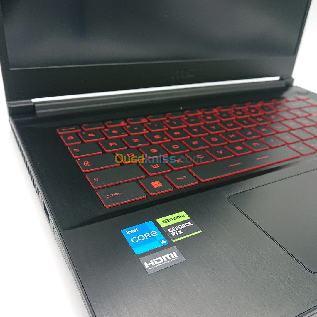 MSI Thin GF63  I5-12450H  08GB DDR4  512 Go SSD 15.6" FHD  144Hz  RTX 2050 GDDR5 4 